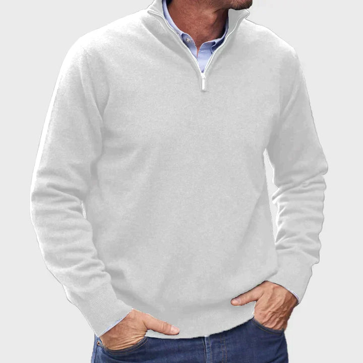 Marco | Elegant Half-Zip Knit Sweater