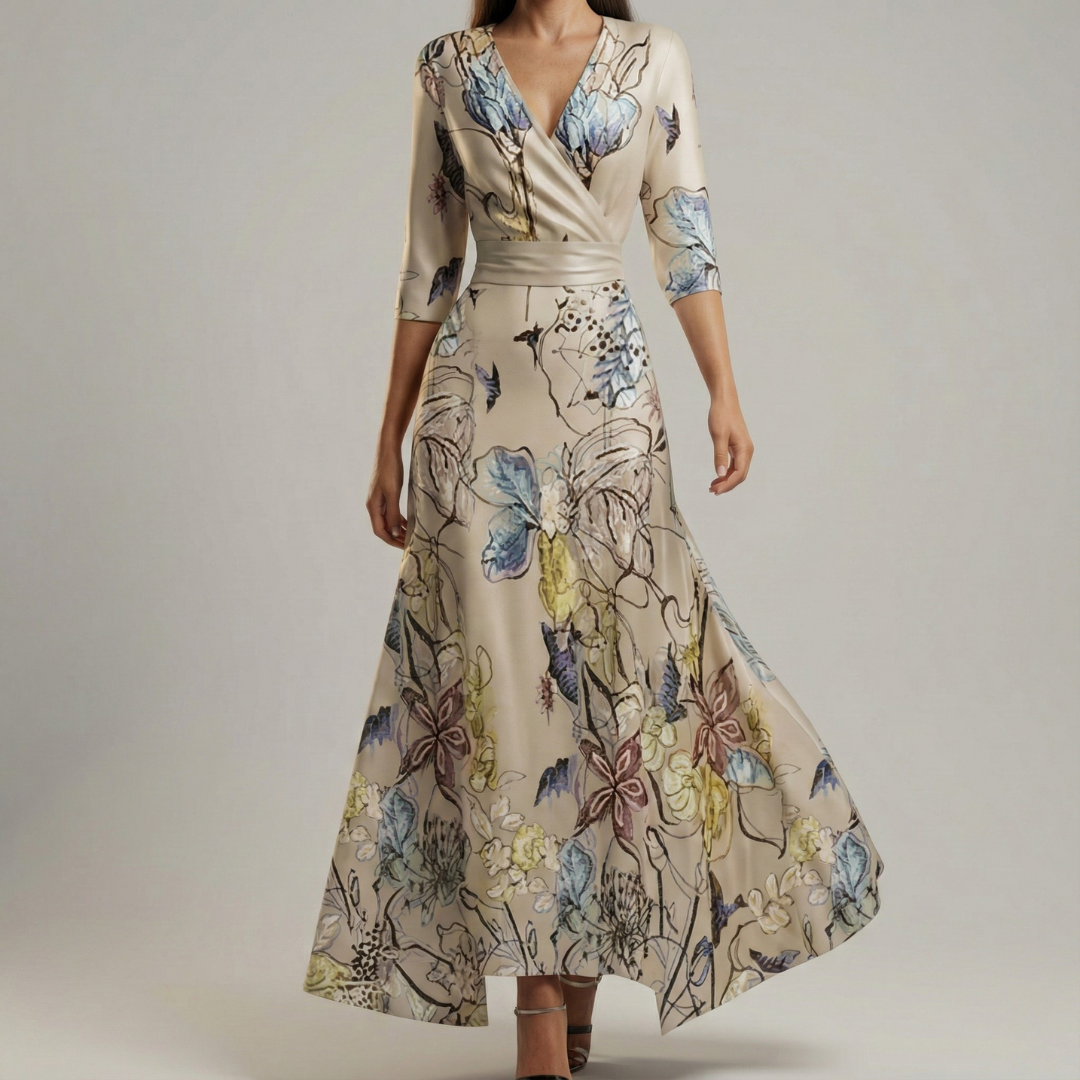 Emily - Luxury Floral Dress