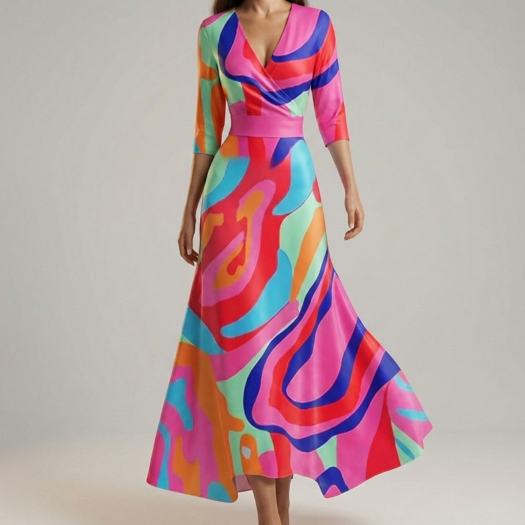 Emily - Luxury Floral Dress