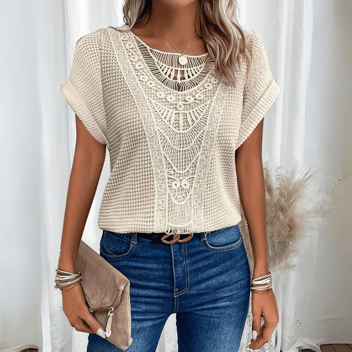 Sophie | Vintage Lace Detail Top