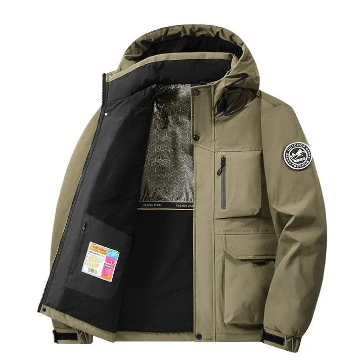 Jorge | Hooded Zip Utility Jacket