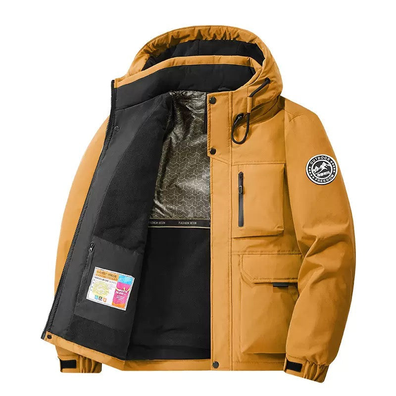 Jorge | Hooded Zip Utility Jacket