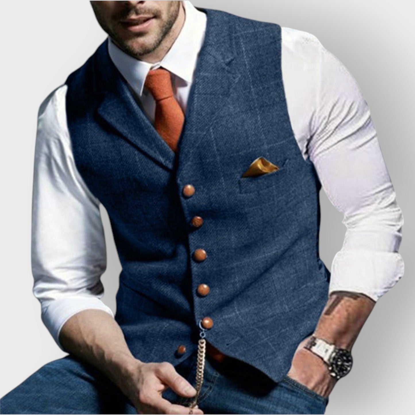 Jordan | Classic Buttoned Gilet