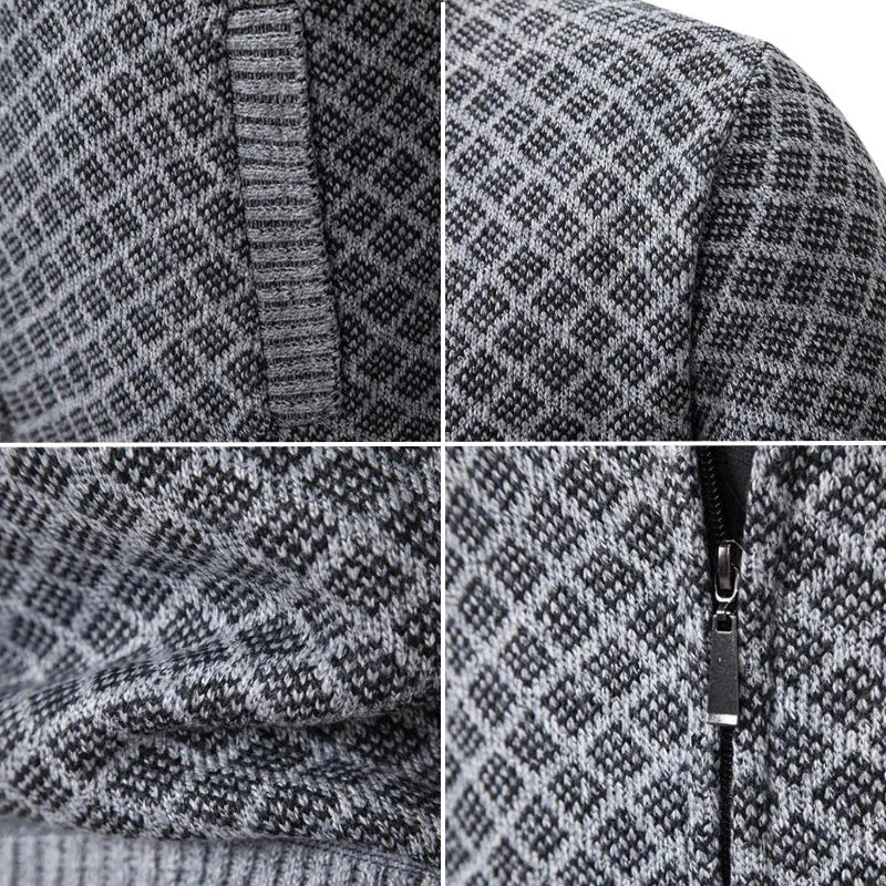 Mason | Classic Full-Zip Knit Cardigan