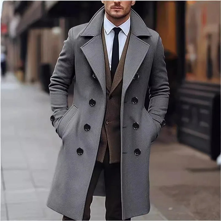 Harrison | Timeless Double-Breasted Overcoat