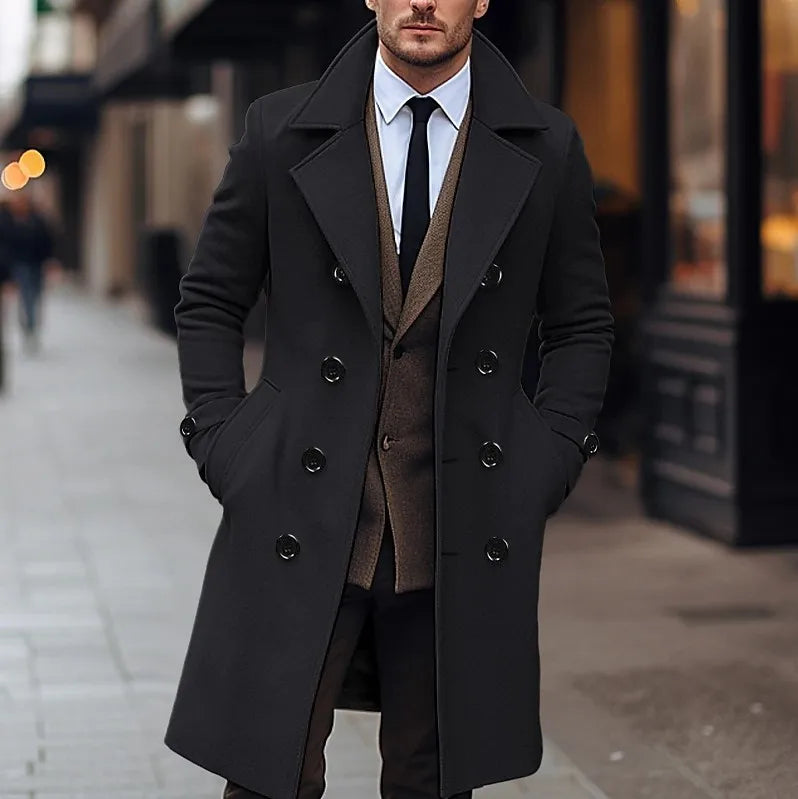 Harrison | Timeless Double-Breasted Overcoat