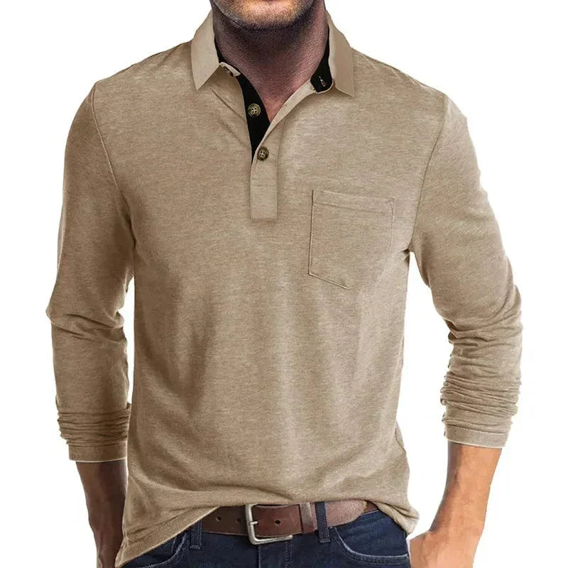 Hayden | Classic Long-Sleeve Polo