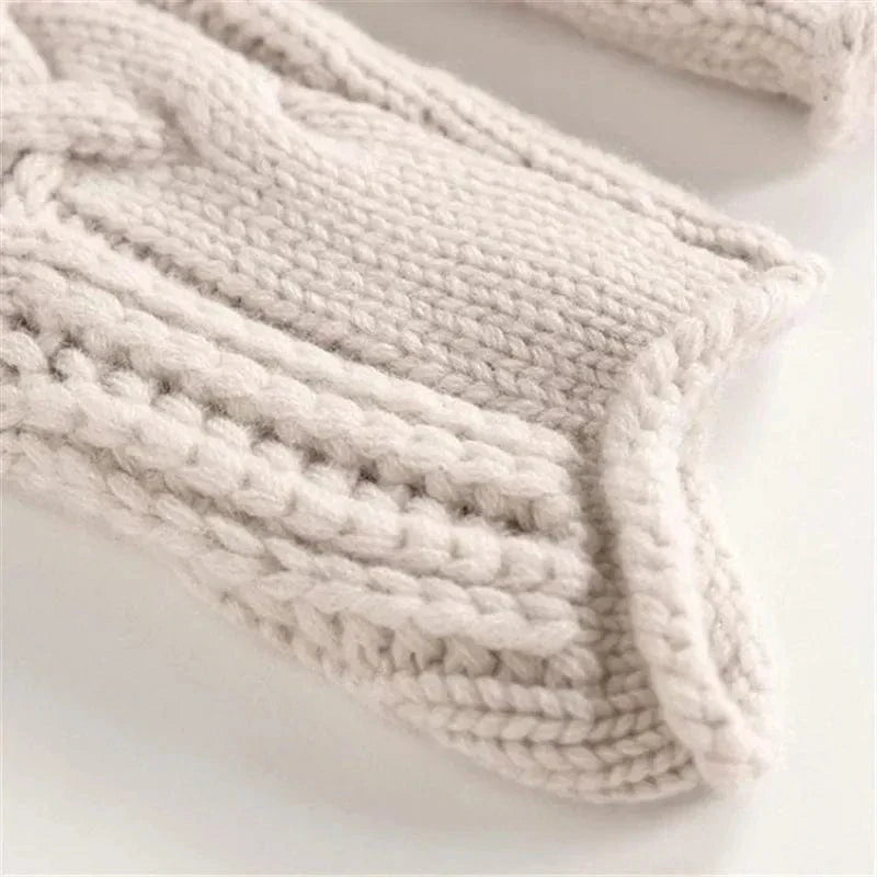 Lydia | Cable Knit Turtleneck Sweater