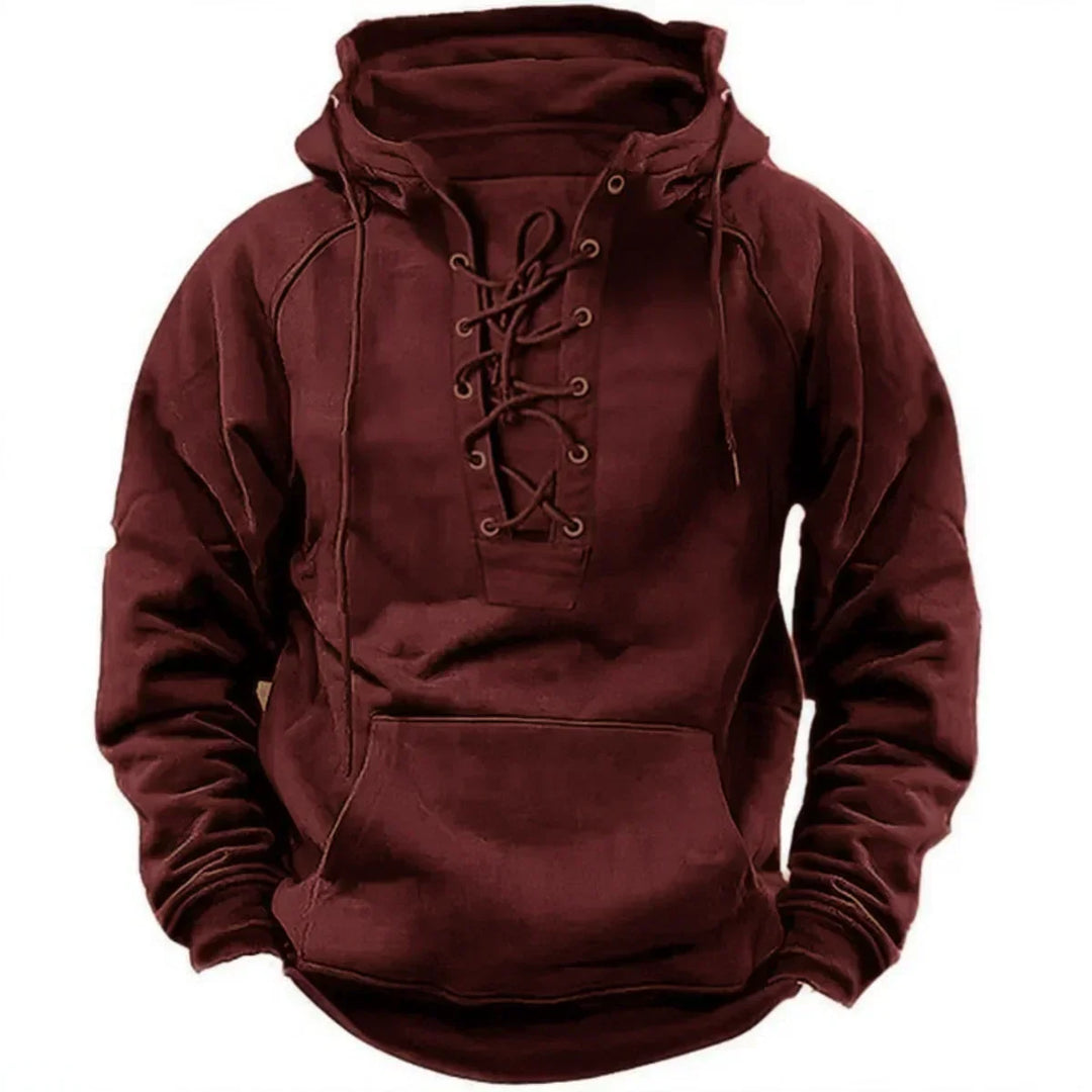 Dawson | Retro Lace-Up Outdoor Hoodie