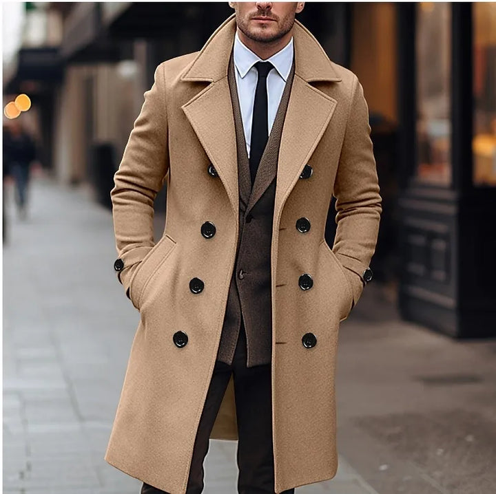 Harrison | Timeless Double-Breasted Overcoat
