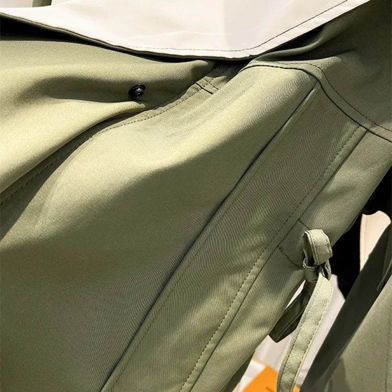 Mira | Oversized Double-Collar Drawstring Jacket