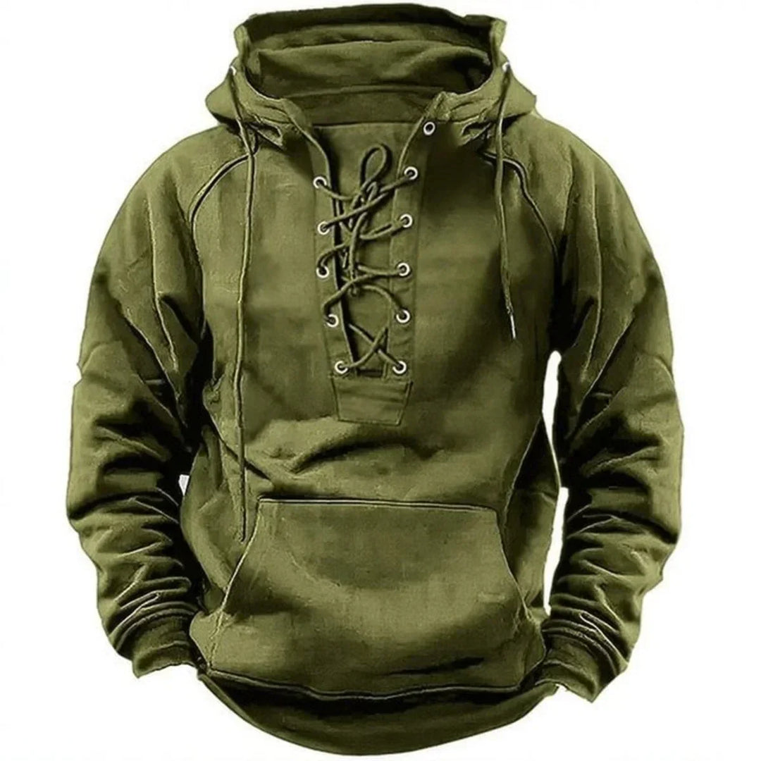 Dawson | Retro Lace-Up Outdoor Hoodie