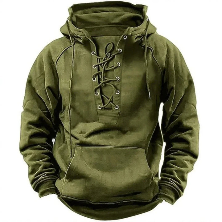 Dawson | Retro Lace-Up Outdoor Hoodie