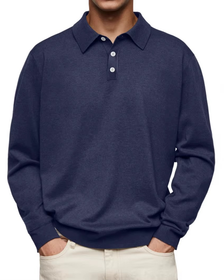 Aiden | Classic Long Sleeve Polo