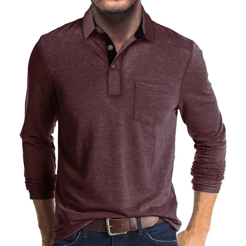 Hayden | Classic Long-Sleeve Polo