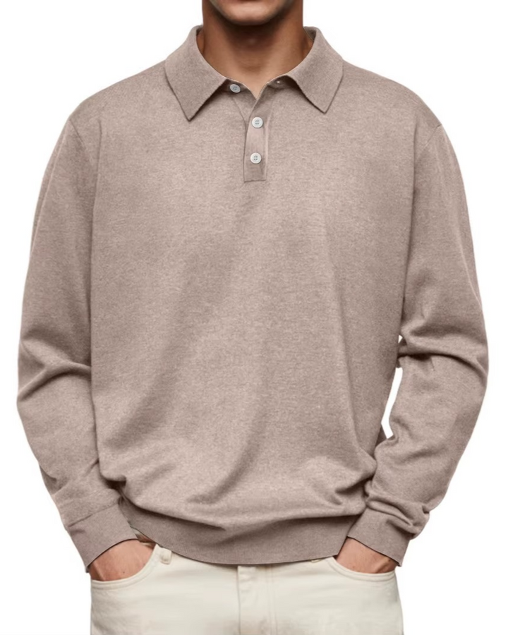 Aiden | Classic Long Sleeve Polo