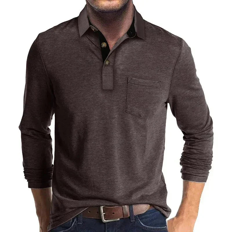 Hayden | Classic Long-Sleeve Polo
