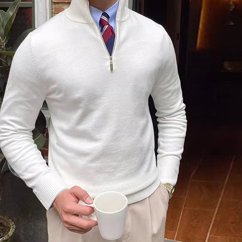 Jeffrey | Premium Quarter-Zip Sweater