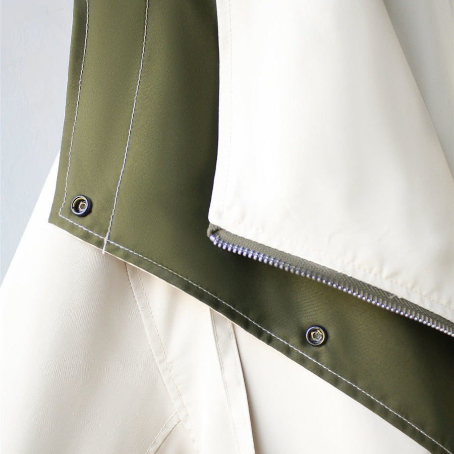 Mira | Oversized Double-Collar Drawstring Jacket
