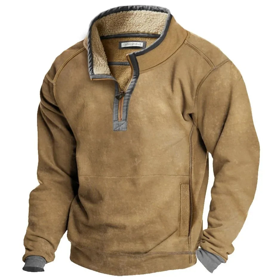 Bryan | Cozy Winter Quarter Zip Sweater
