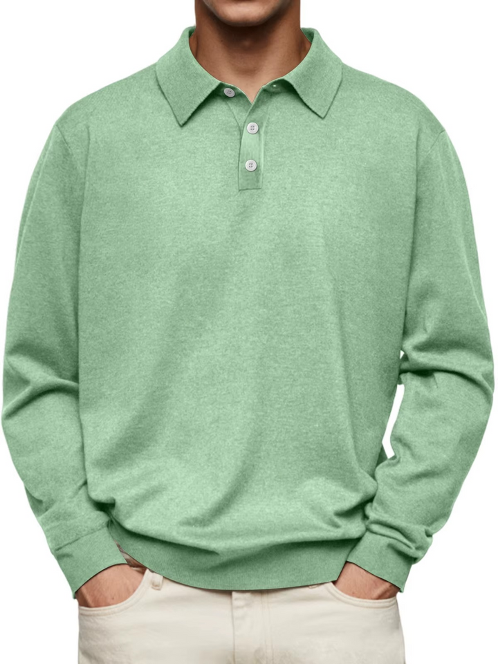 Aiden | Classic Long Sleeve Polo