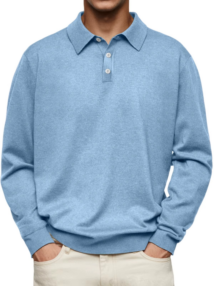 Aiden | Classic Long Sleeve Polo