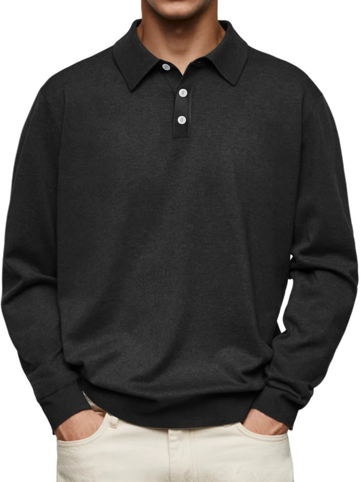 Aiden | Classic Long Sleeve Polo