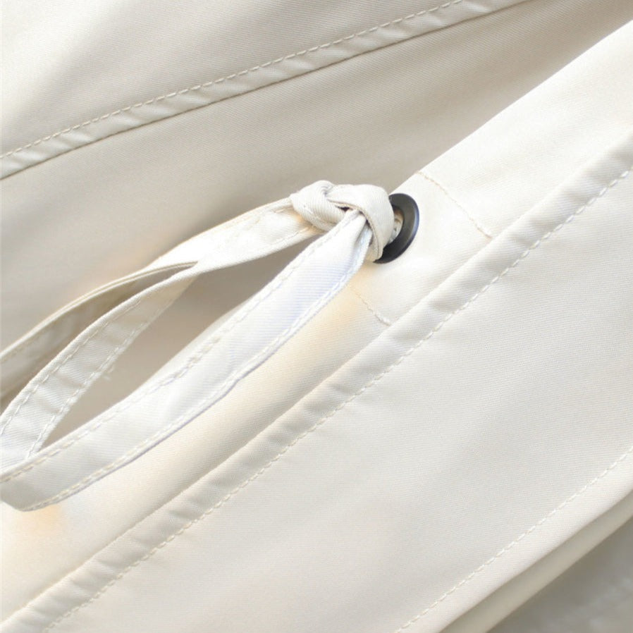 Mira | Oversized Double-Collar Drawstring Jacket