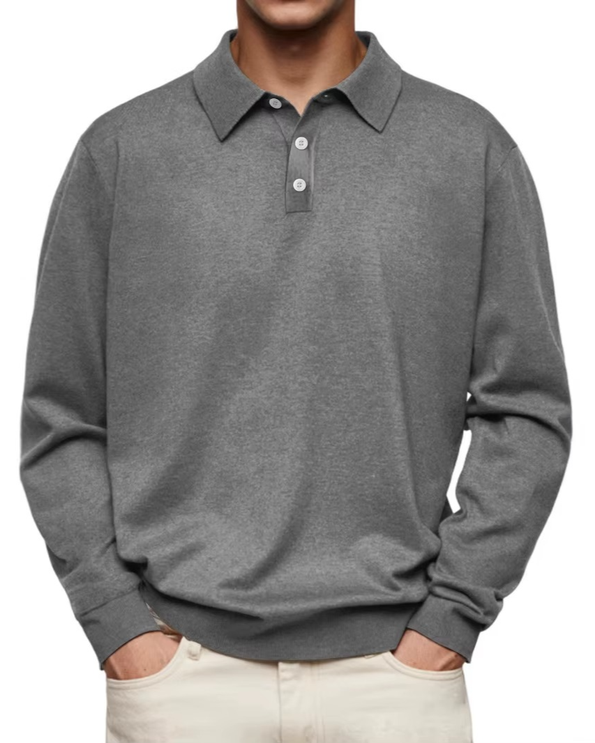 Aiden | Classic Long Sleeve Polo