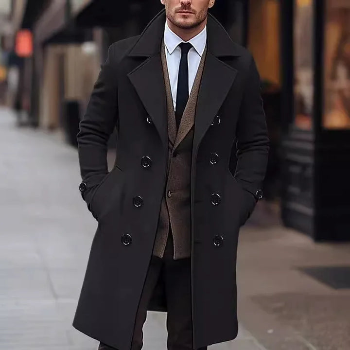 Harrison | Timeless Double-Breasted Overcoat
