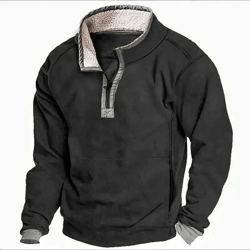 Bryan | Cozy Winter Quarter Zip Sweater