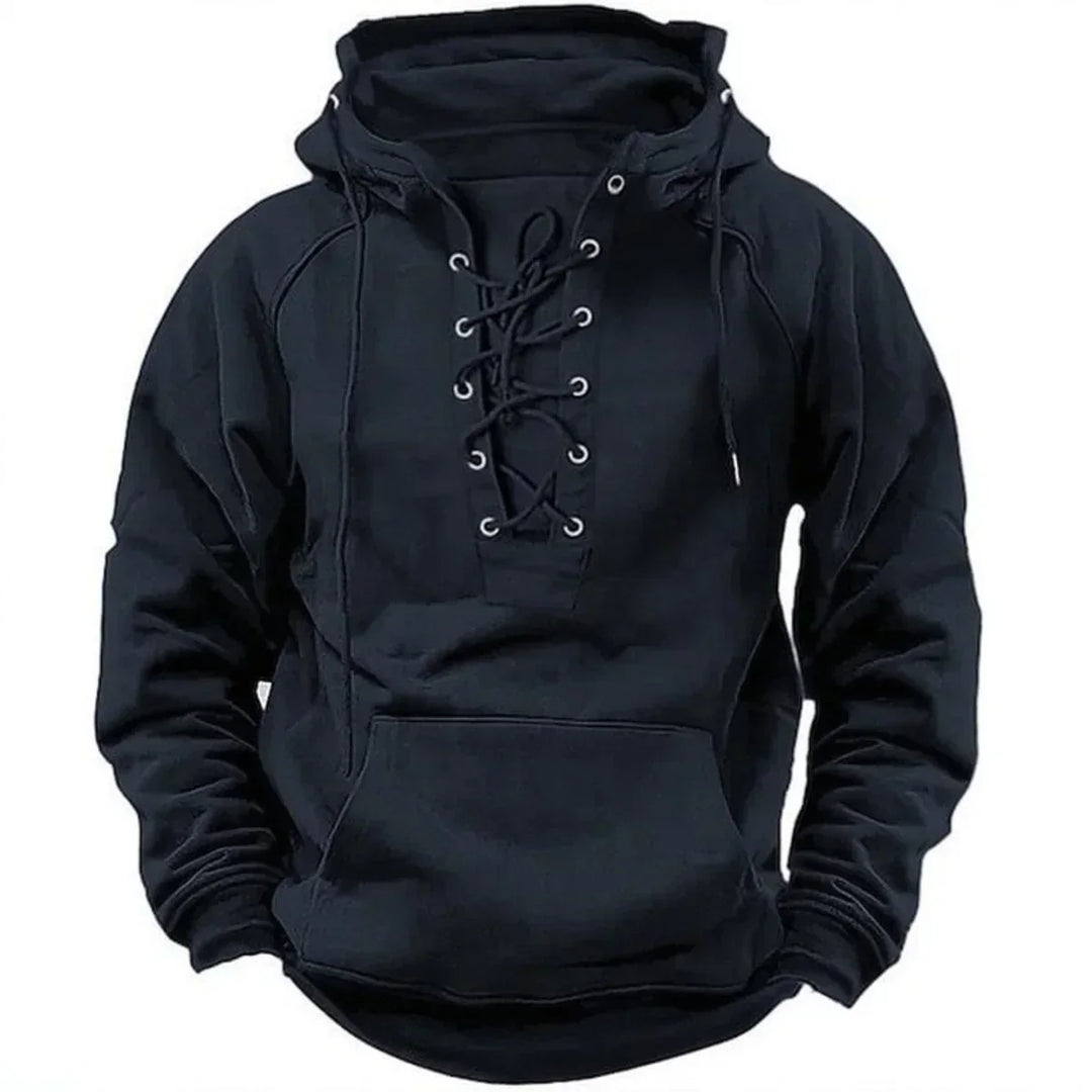 Dawson | Retro Lace-Up Outdoor Hoodie