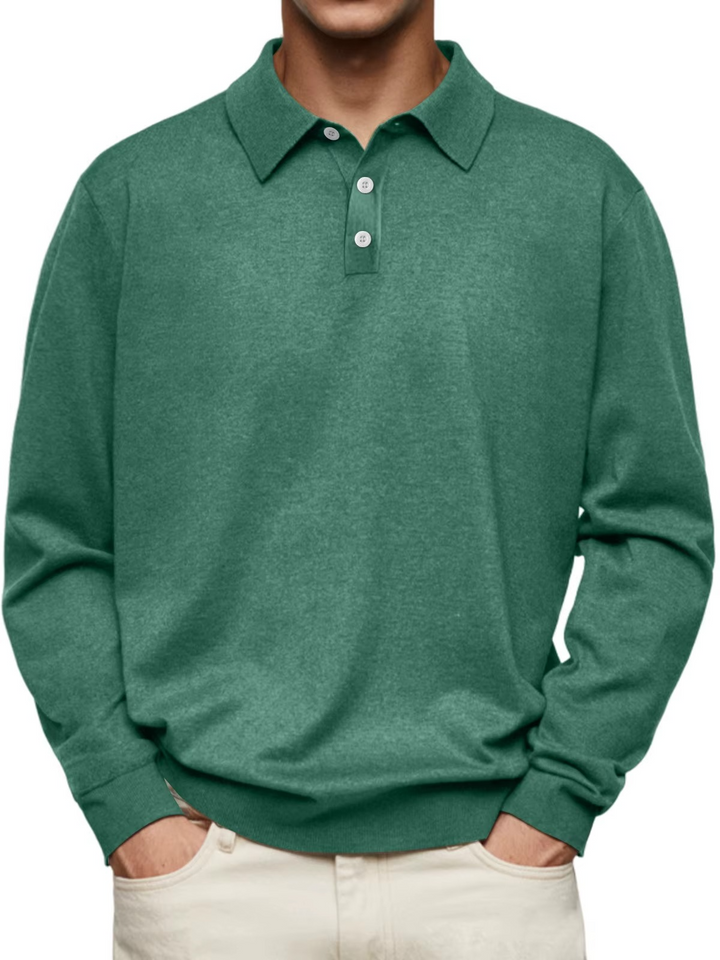 Aiden | Classic Long Sleeve Polo