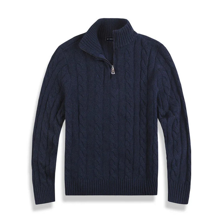 Brandon | Premium Classic Quarter-Zip Sweater