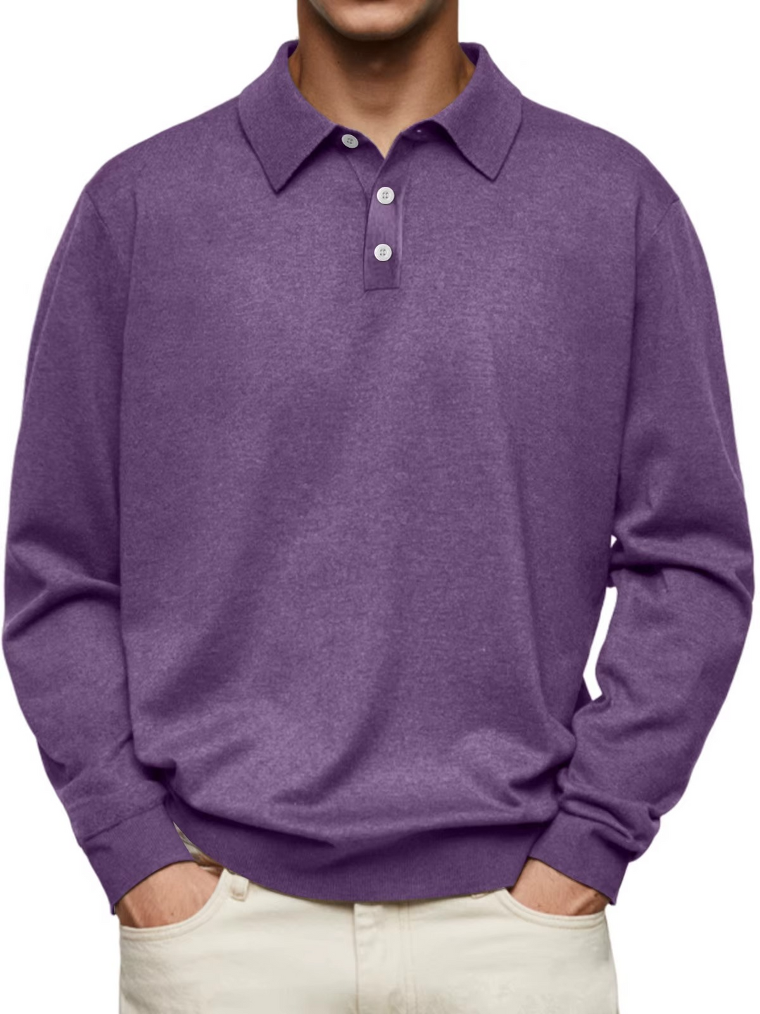 Aiden | Classic Long Sleeve Polo