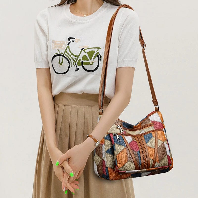Sienna | Colorful Mosaic Patchwork Handbag