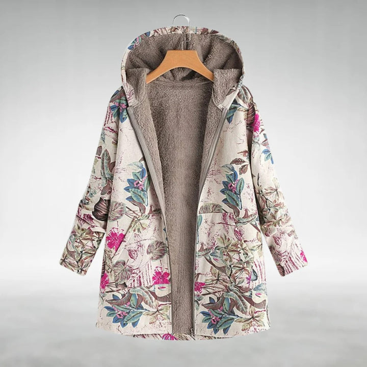 Hailey | Cozy Floral Fleece Jacket