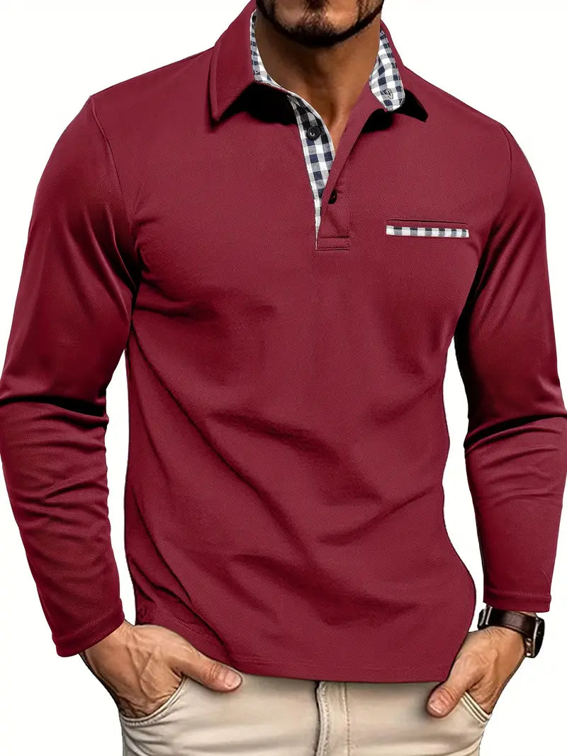 Wesley | Classic Long Sleeve Polo Shirt