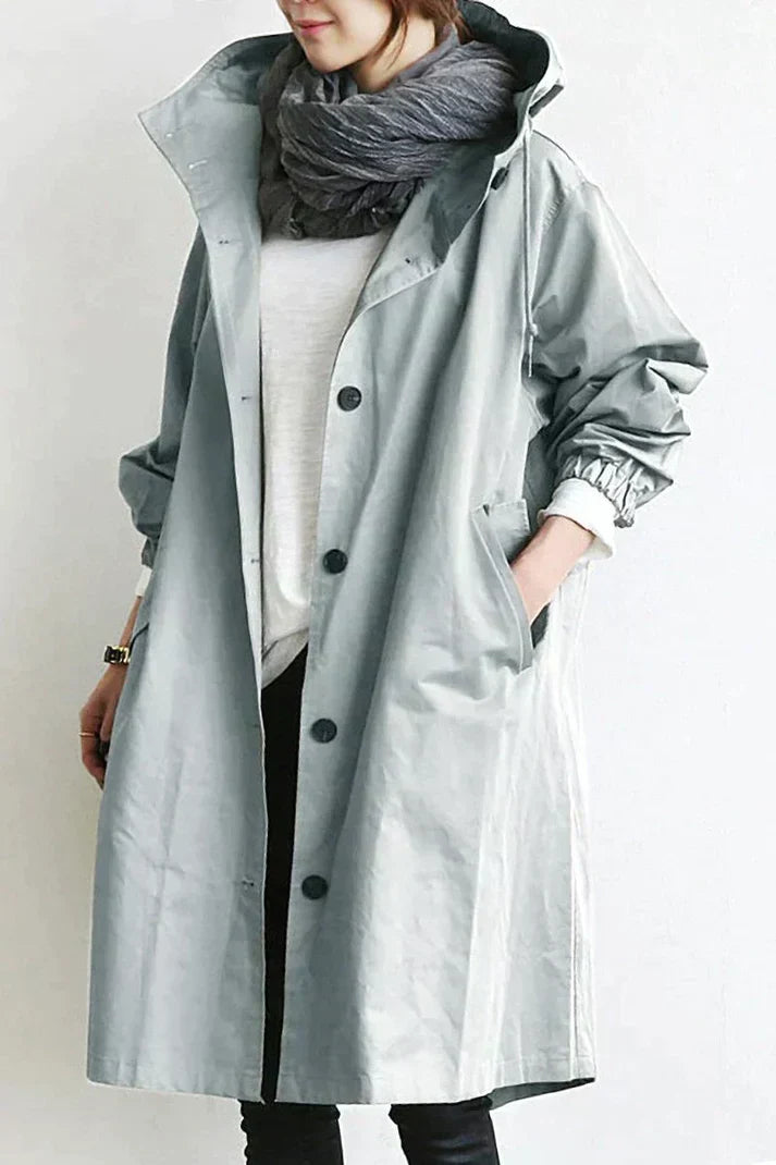 Anna | Hooded Trench Coat