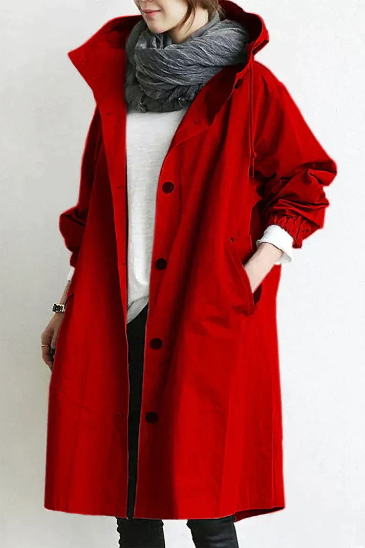 Anna | Hooded Trench Coat