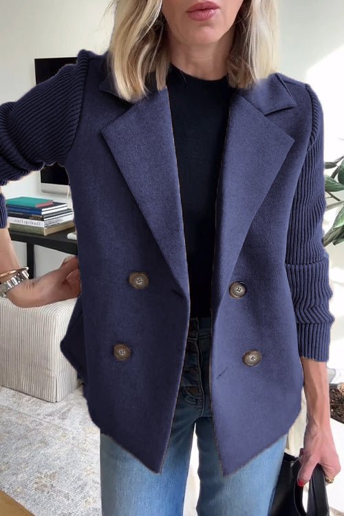 Alina | Elegant Knitted Blazer