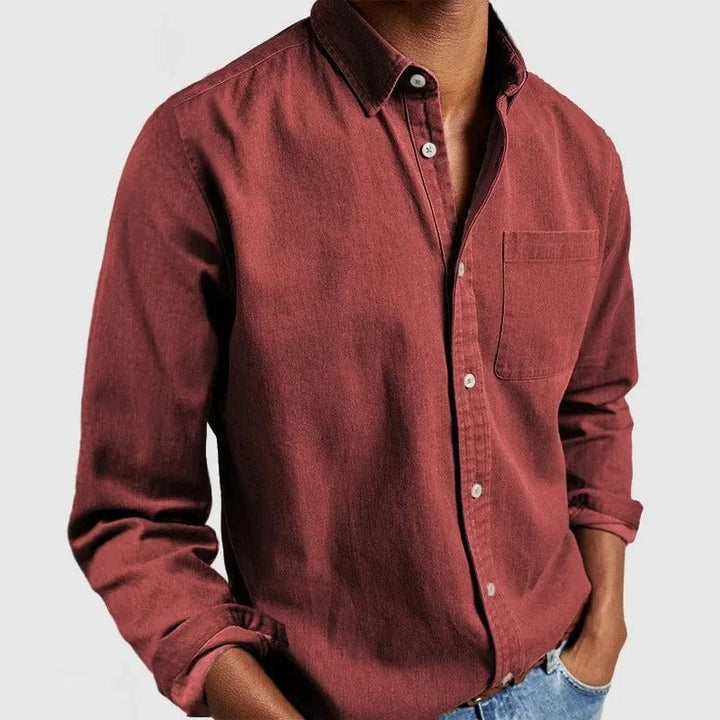 Caleb | Classic Button-Up Shirt