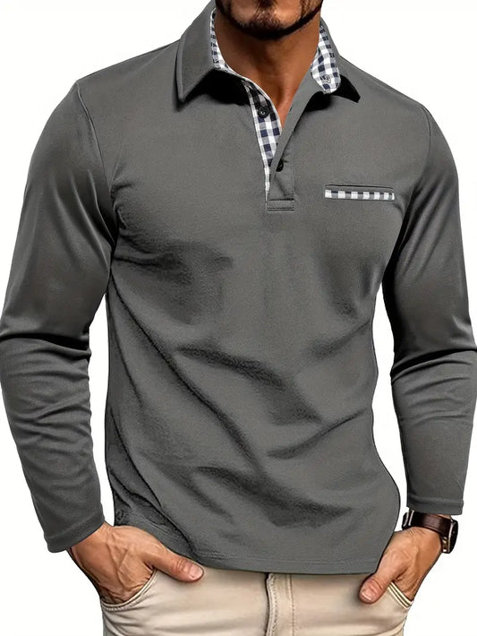 Wesley | Classic Long Sleeve Polo Shirt