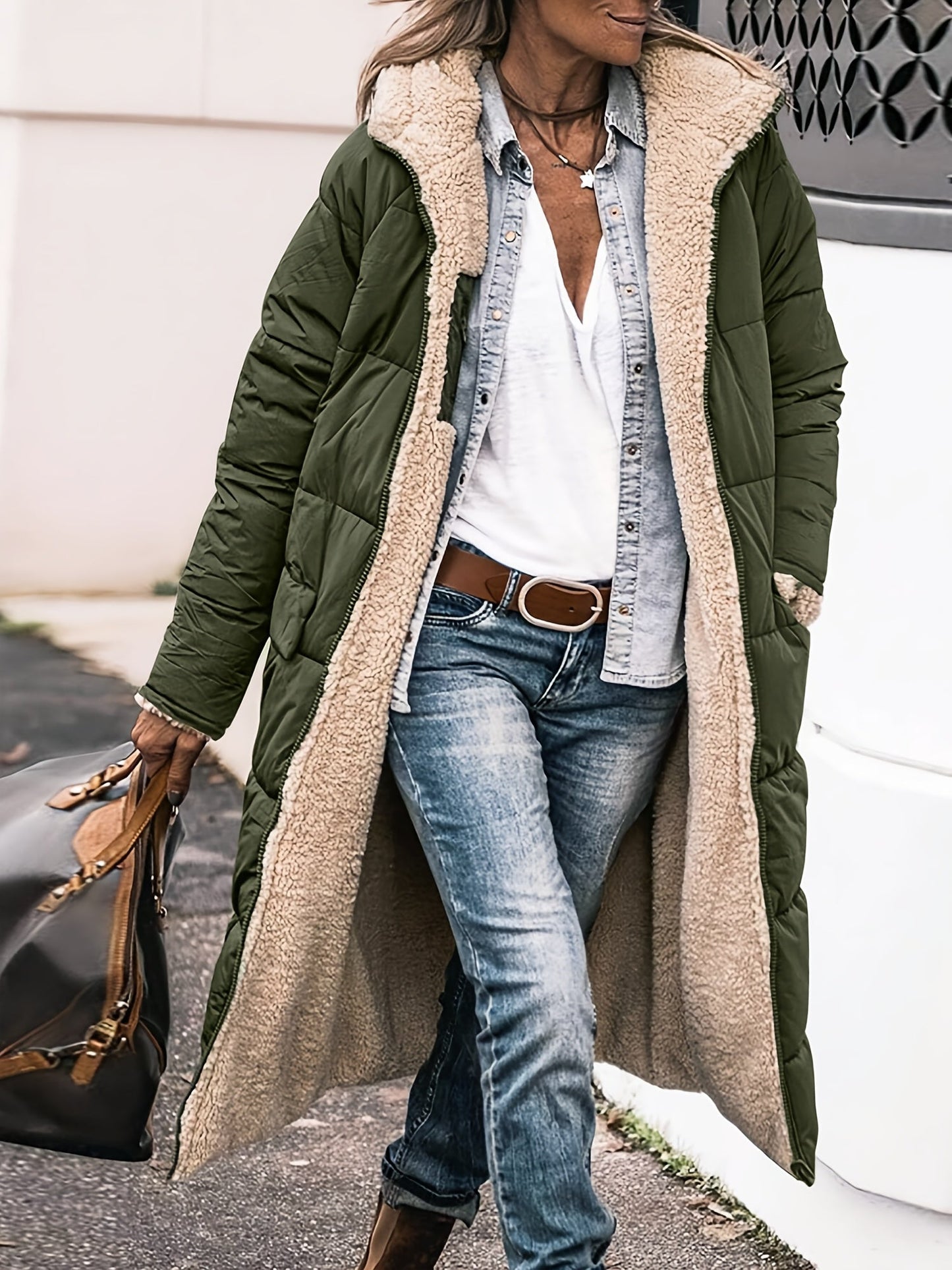 Camille | Long Quilted Winter Coat