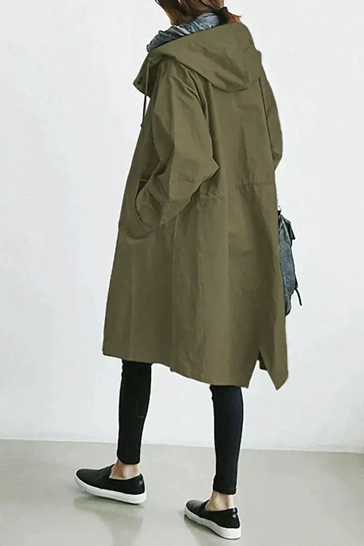 Anna | Hooded Trench Coat