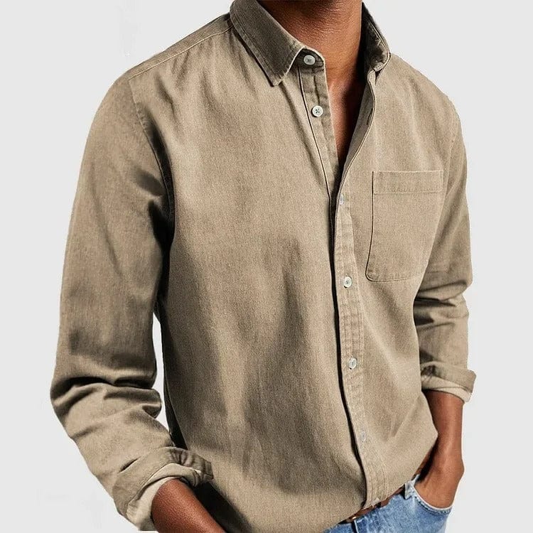 Caleb | Classic Button-Up Shirt