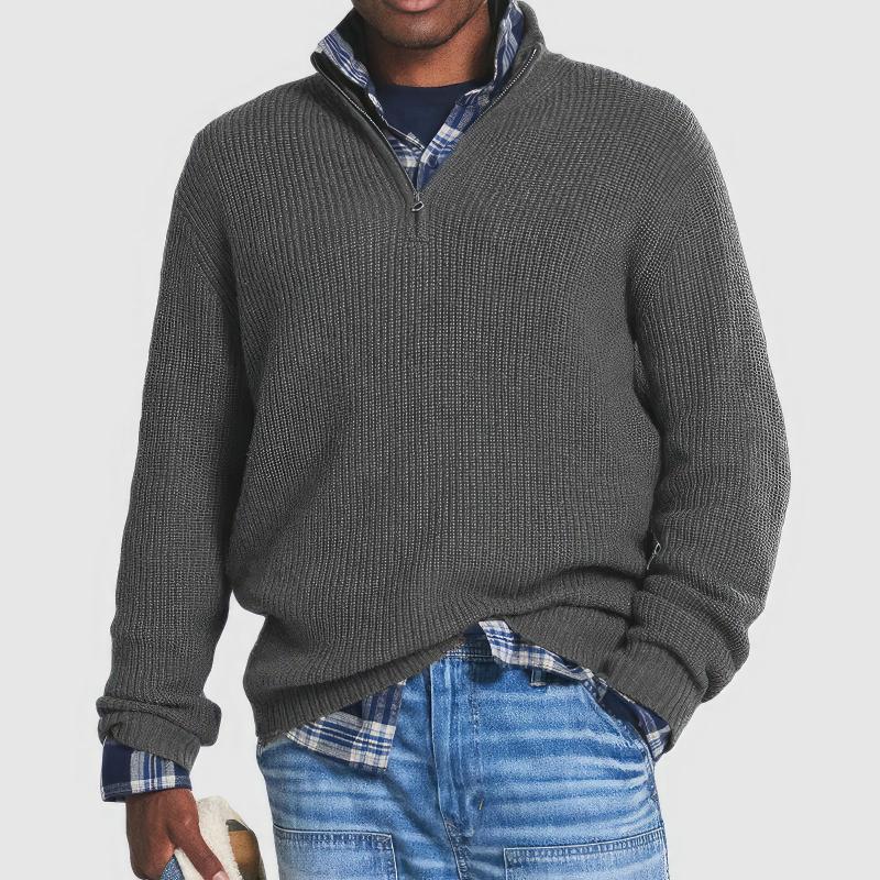 Finn | Classic Textured Knit Sweater