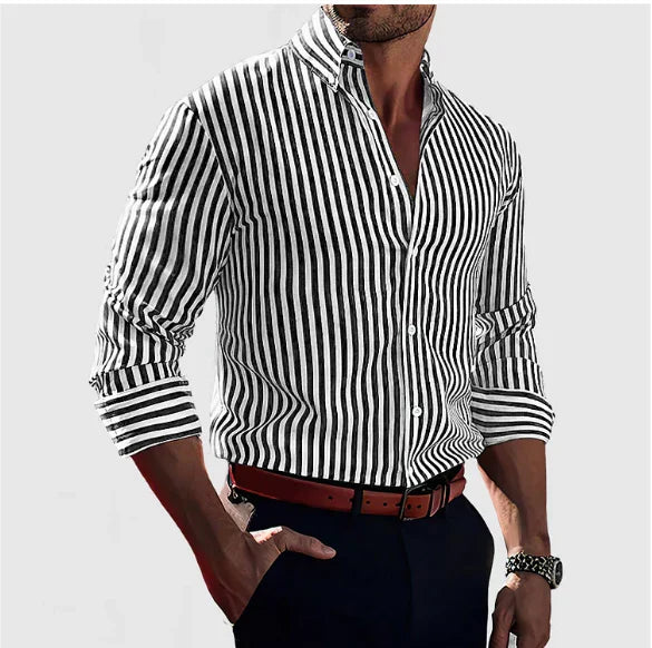 Ronan | Classic Striped Button-Up