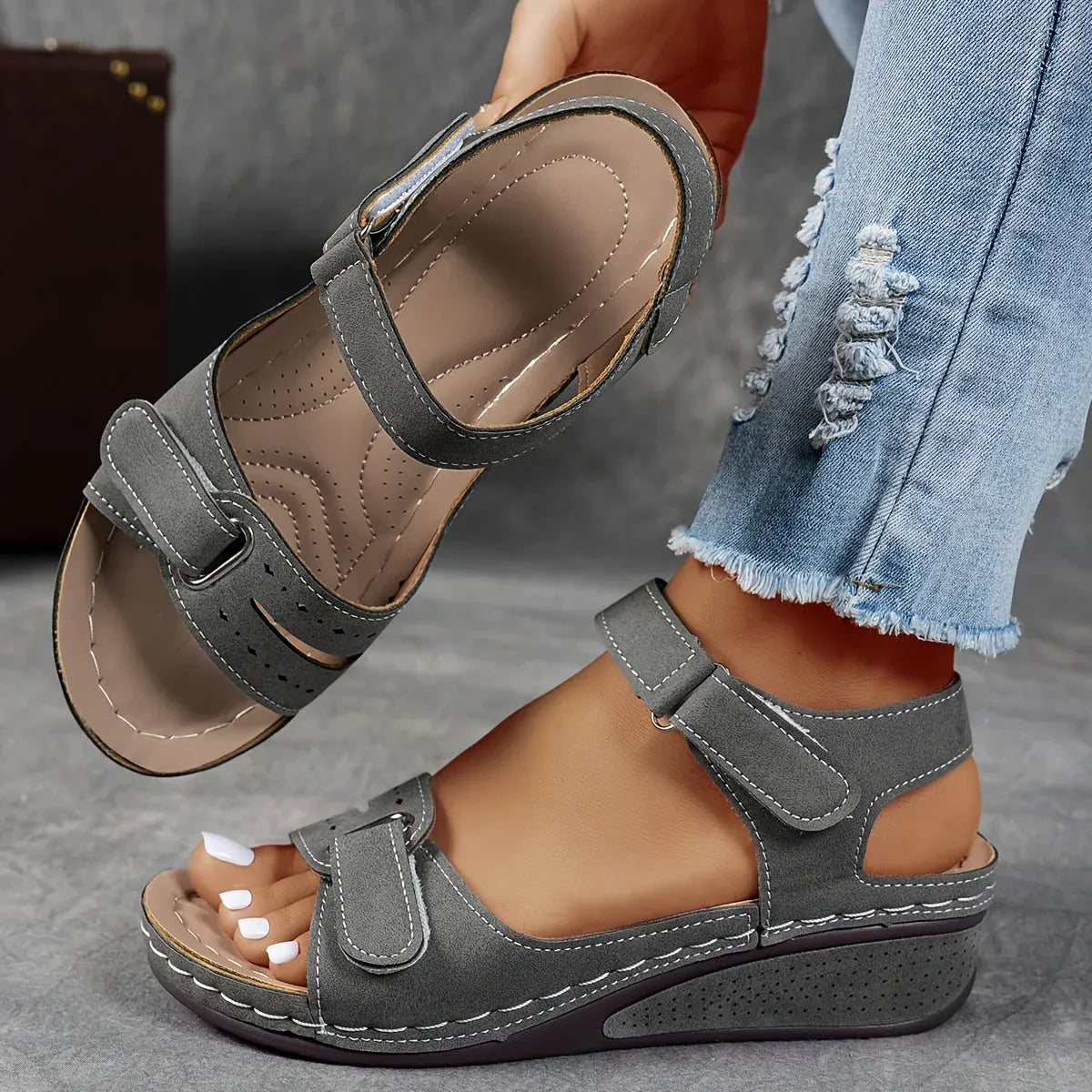 Clara | Elegant Supportive Strap Sandals