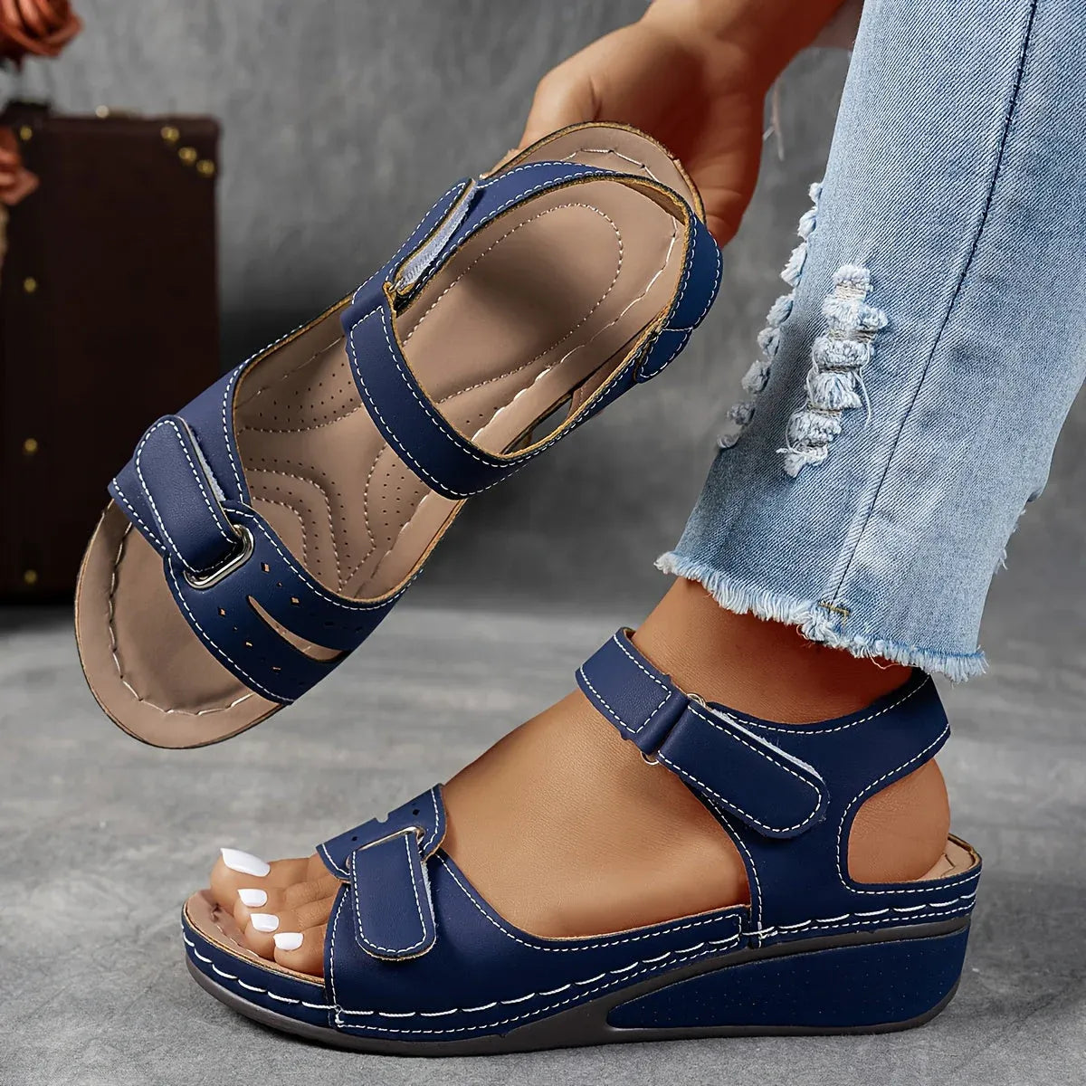 Clara | Elegant Supportive Strap Sandals